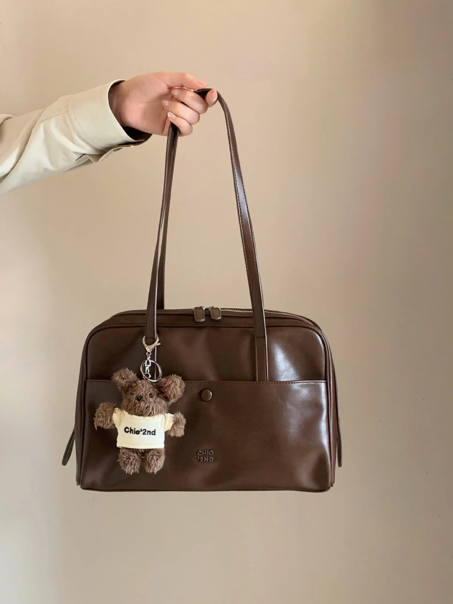Women's pillow handbag soft leather elegant high quality messenger main image 1