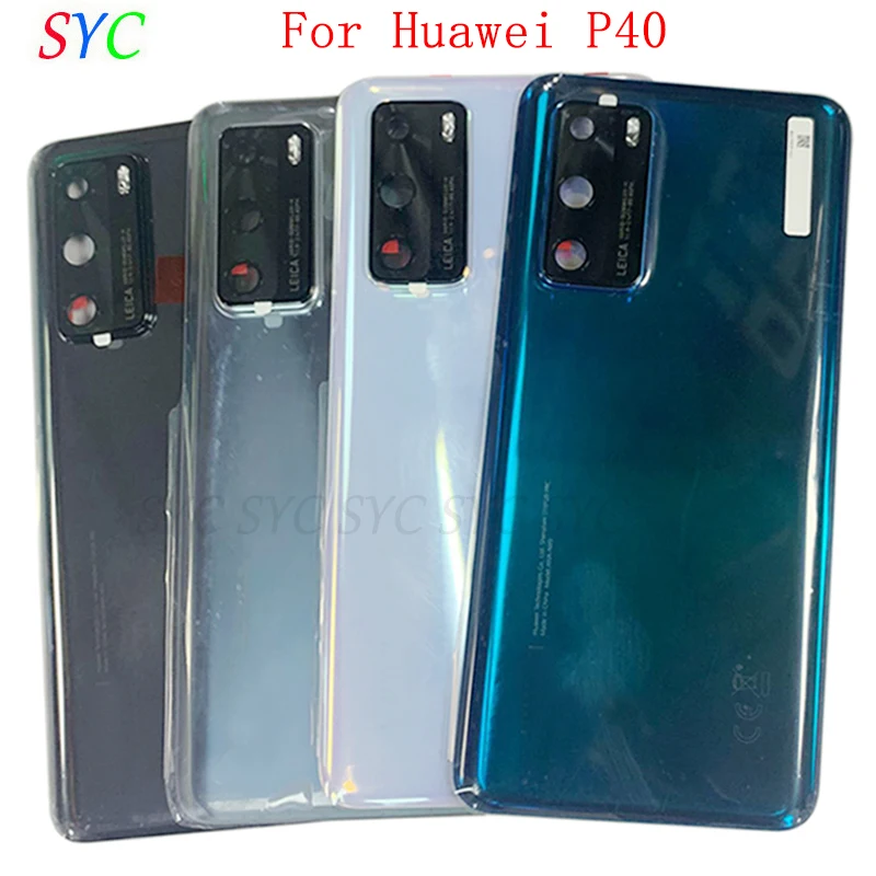 

Original Rear Door Battery Cover Housing Case For Huawei P40 Back Cover with Camera Lens Logo Repair Parts