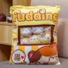Pudding Snack Pillow Cat Throw Pillow With A Bag Removable Stuffed Animal Toys CreativeSnack Zipper Bag Decor Cushion For G D8J7 3