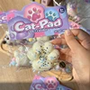 White Cream Cat Claw Series Squishy Fidget Toy Slow Rebound Stress Relief Toy Pinch Decompression Cat Paw Soft Squeeze Toy 5