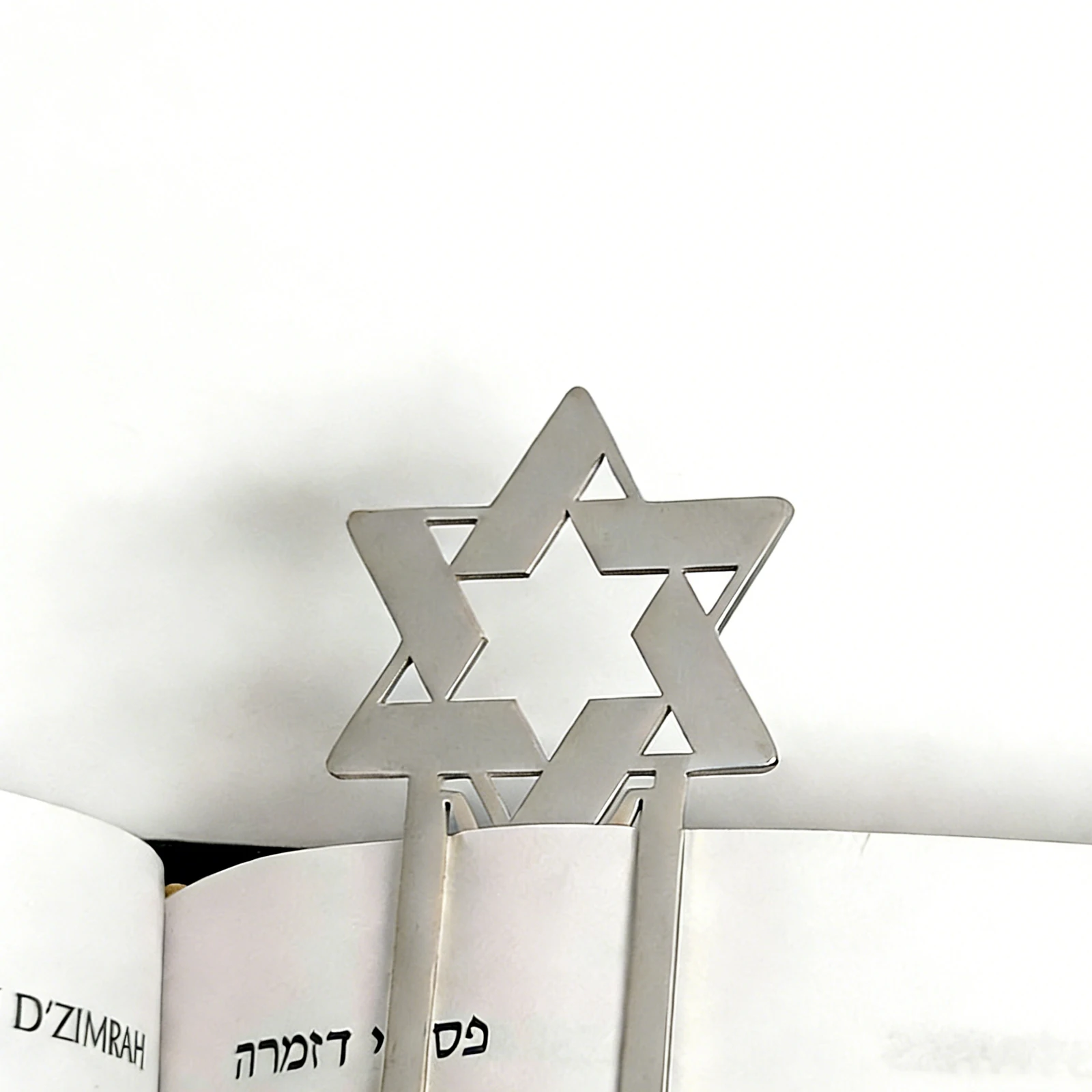 맞춤형 다윗의 별 책갈피, 새겨진 텍스트 로고 펜던트, 스테인리스 스틸 쥬얼리, 남녀 공용 개인 맞춤 부적, 유대교 선물