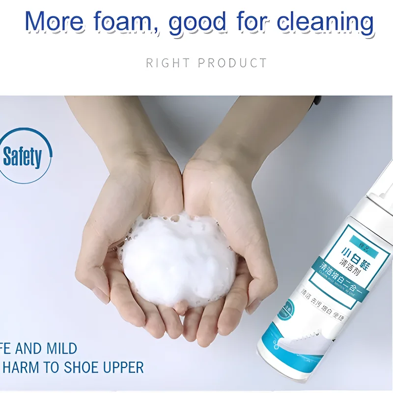 Shoes Cleaning Agent Clean Shoe Stain Whitening Cleansing Polish Foam Deoxidizer Gel for Sneaker Remove Yellow Edge