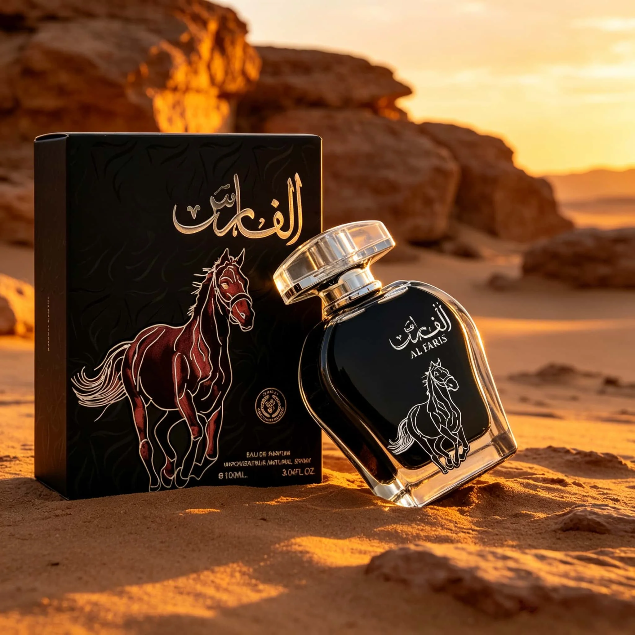 Arabian Style Herren-Eau de Parfum, 100 ml, langanhaltender holziger Duftspray, eleganter orientalischer Duft für jeden Tag_voghion.com