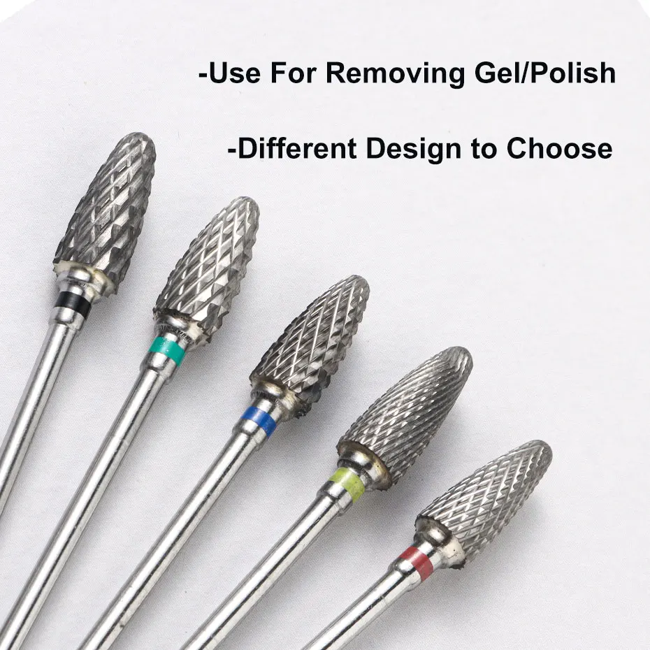 Premium Tungsten Steel Nail Drill Bit for Gel Removal