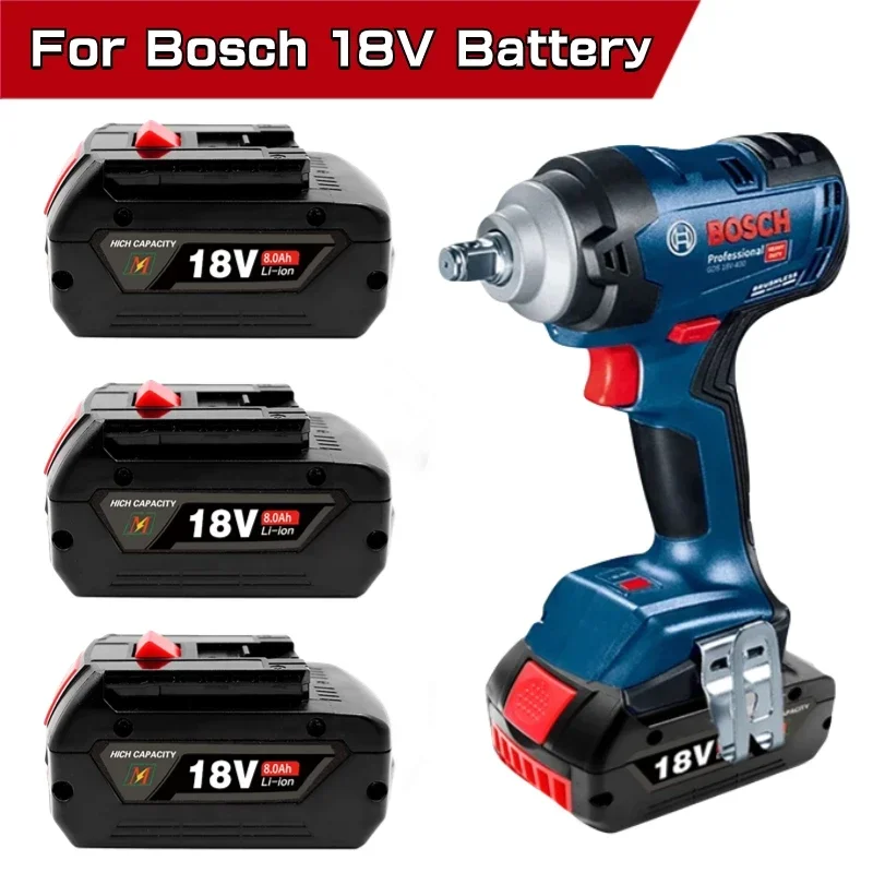 Сменный литий-ионный аккумулятор BAT610G + AL1820CV для Bosch professional, 18 в, 14,4 Ач