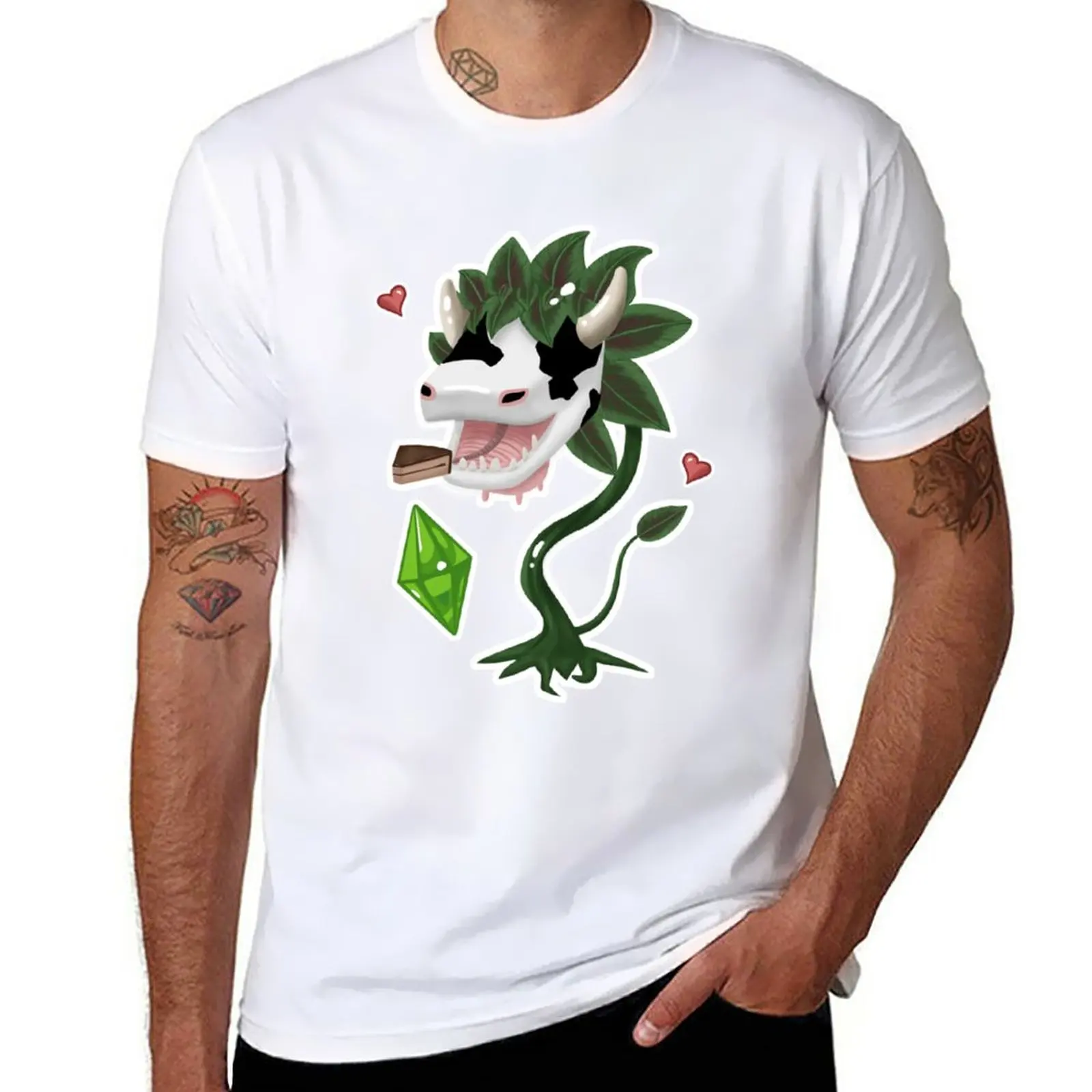

Cute Cowplant T-Shirt for a boy summer top new edition t shirts for men pack