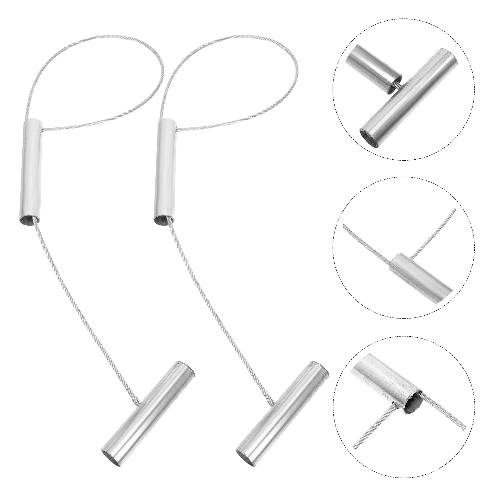 

2 Steel Wire Catcher Holder Multi- functional Catching Ropes