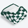 Classic and stylish checkerboard flannel blanket - perfect gift - suitable for all seasons, suitable for sofa, bed, office, camp 6