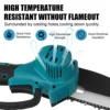 Gisam 8 Inch Electric Chain Saw Brushless Motor Battery ChainSaw Rechargeable Pruning Saw WoodWorking Power Tool for Makita 18V 5