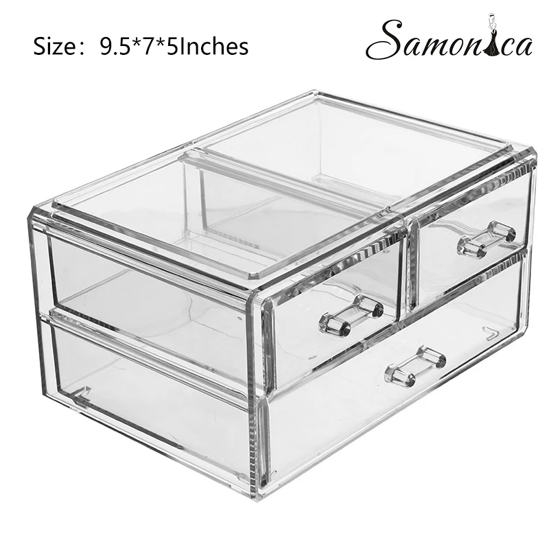 

Acrylic Lipstick Eyebrow Pencil Nail Polish Jewelry Storage case Cosmetics Storage Box Display Stand 24x17.7x12.6cm