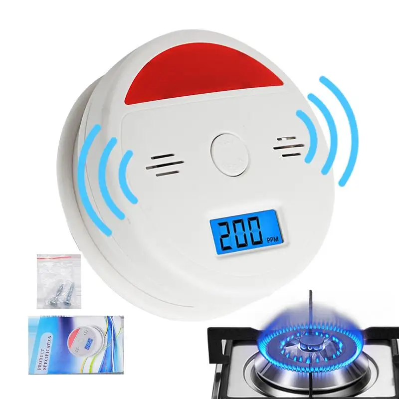 New CO Monitor Indoor Air Quality CO Monitor And Detector High-Precision Sensors Detector CO Monitoring Tool Home Smart Products mini air quality monitor gas detector gas analyzer diagnostic tool inovafitness pm2 5 monitor sw 625b