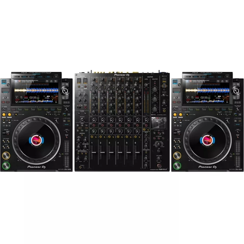 Originale Pioneer S Pioneer Cdj-3000 Djm-900Nxs2 Bundle Dj Set 2X Cdj-3000 Giocatori Controller + 1X Djm-900Nxs2 Mixer Bundle De