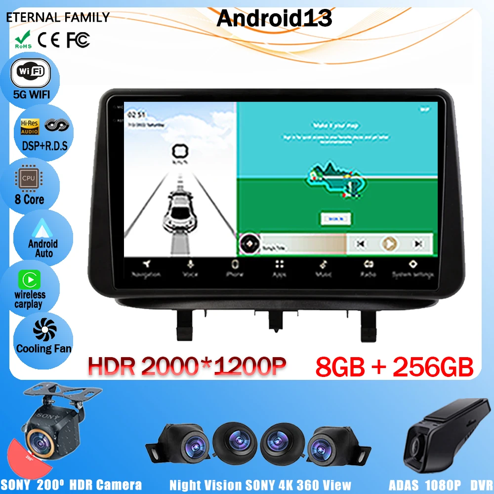 

Car Radio 7862 For Opel Meriva B 2009 - 2014 Android Auto GPS Navigation Multimedia Stereo Player WIFI BT Video IPS No 2Din DVD