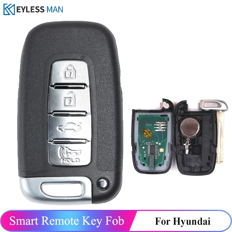 4 Button Car Smart Remote Key Fob For  Kia K2 K5 Rio Optima Sorento Mohave For Hyundai I30 I45 Ix35 Genesis Equus SY5HMFNA04