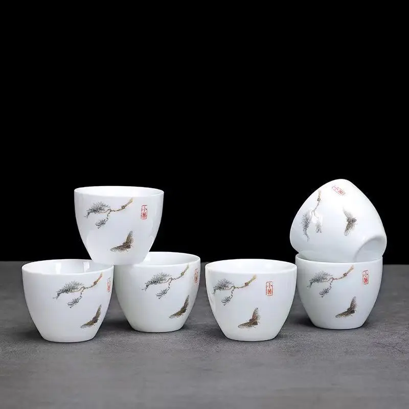 Japanese Ceramic Tea Cup 6-Piece Set views bees