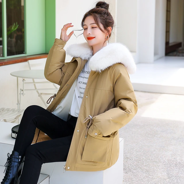 Shearling Long Coat Monogram