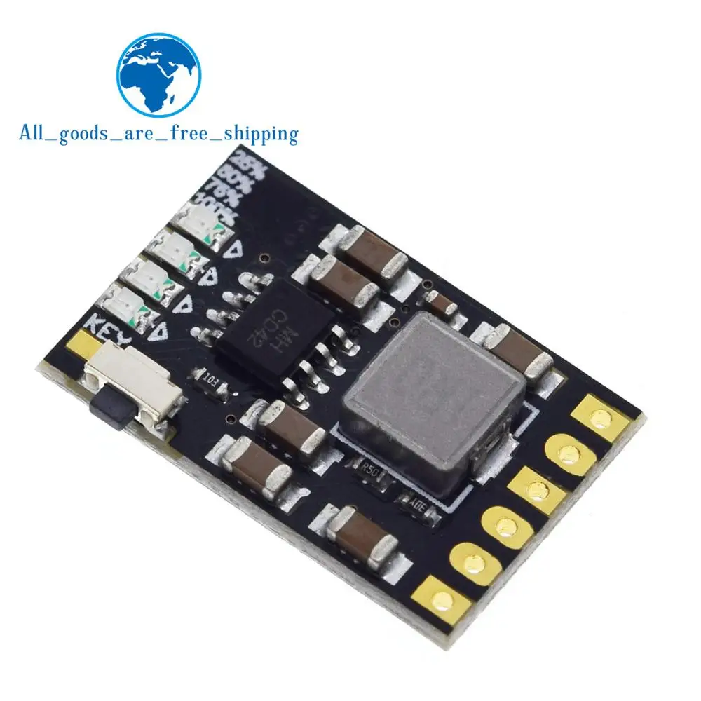 MH-CD42 모바일 전원 DIY 부스트 보드, 표시기 포함, 지지대 충전 및 방전 18650 배터리 보호, 4.2V, DC 5V, 2.1A