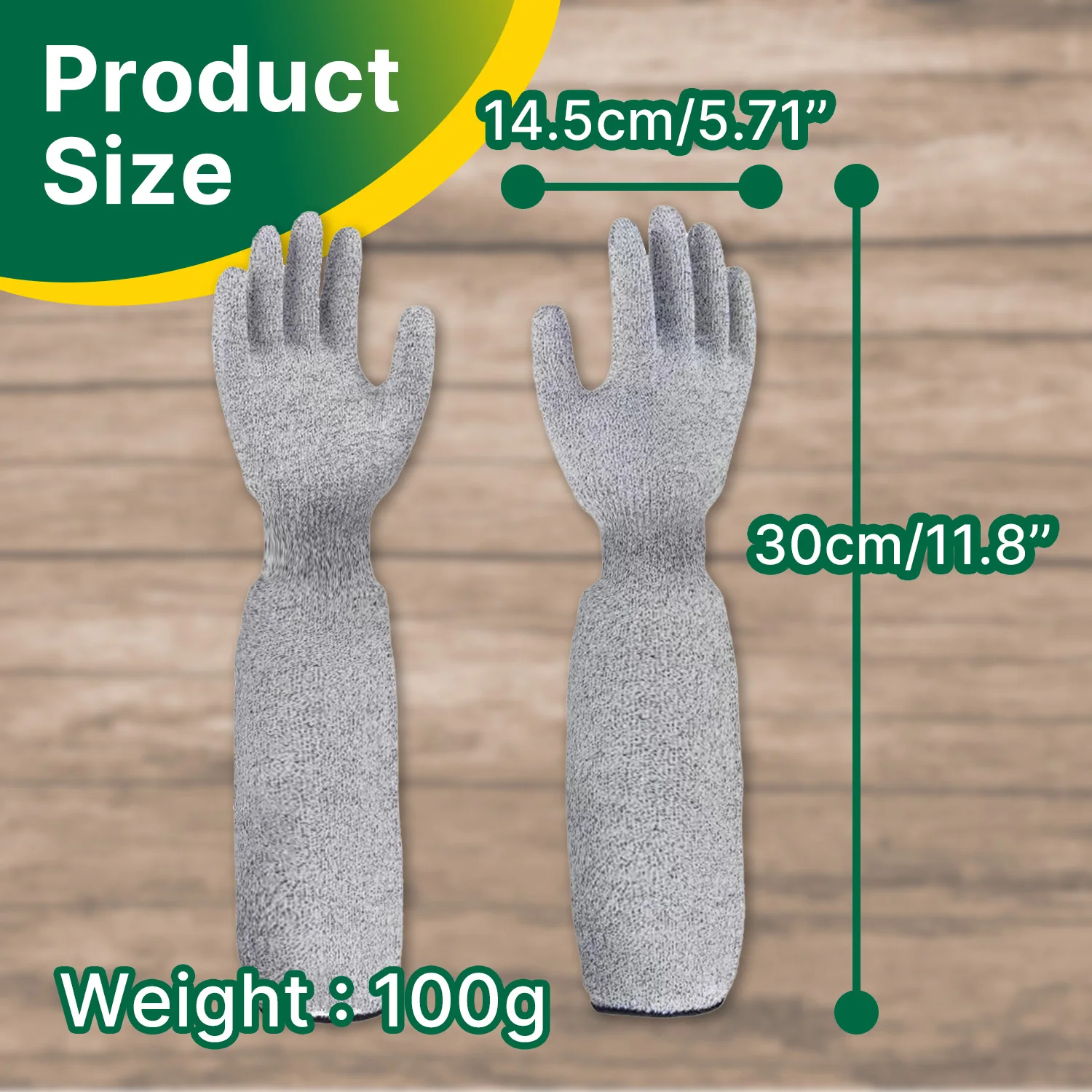 Anti-cut garden work gloves HPPE material extra long garden gloves can protect palms and arms New garden protection tools 2