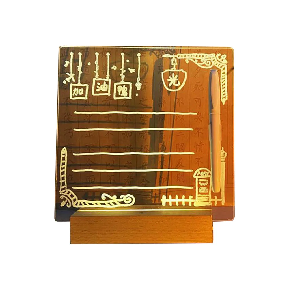 

Premium Quality Acrylic Writing Board Durable and Practical Enhance Creativity and Study Experience Includes Pen and Stand