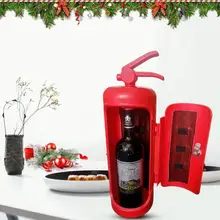 

Creative Mini Bar Fire Extinguisher Organizer Storage Bag Champagne Metal Wine Multifunctional Storage Rack Kitchen Accessories