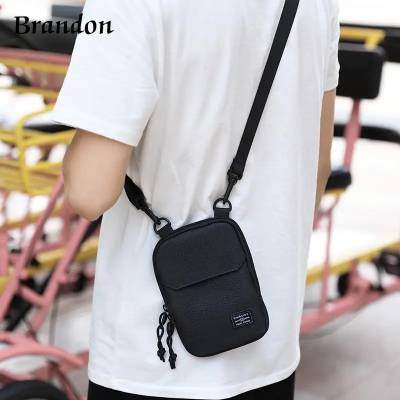 

Cross shoulder single shoulder mini bag for men small shoulder bag small hanging bag mobile phone bag casual backpack for women