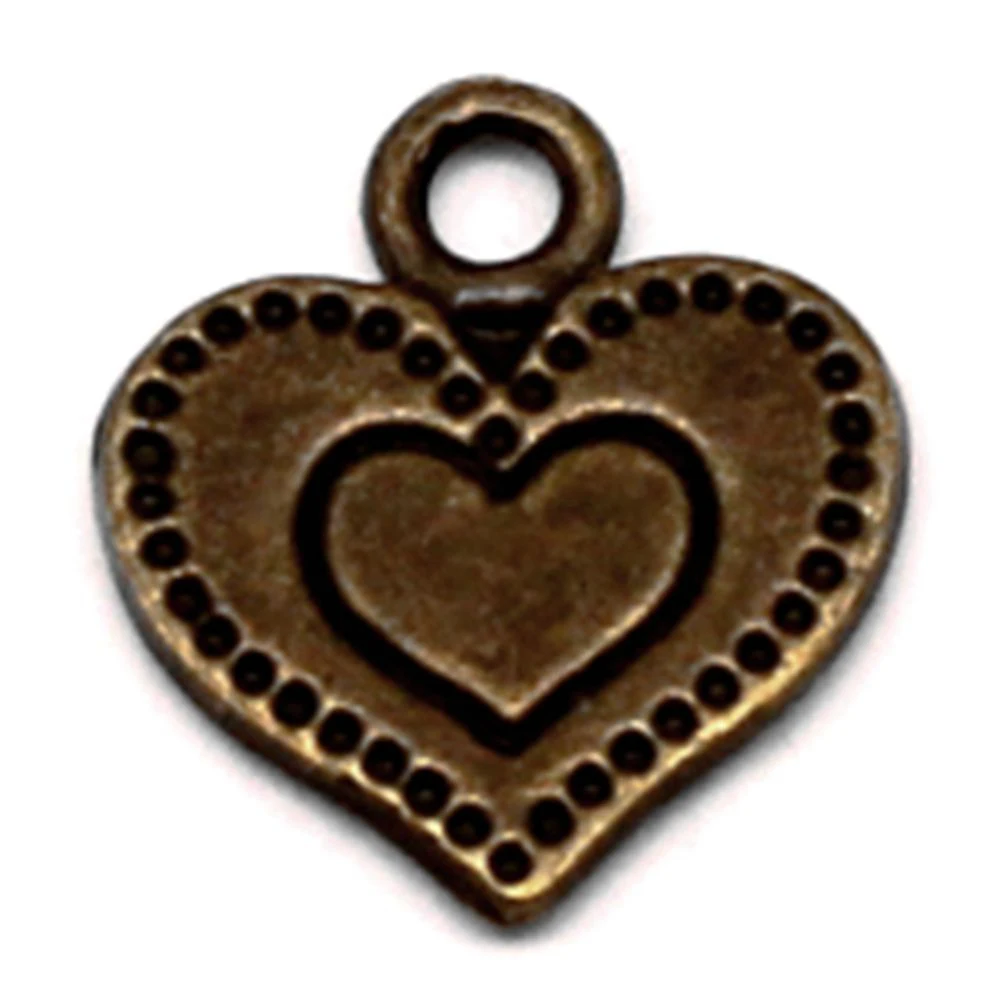 

Peach Heart Charms Pendants For Earrings Accessori For Woman Women Jewelry 12x13mm 20pcs Antique Bronze Color