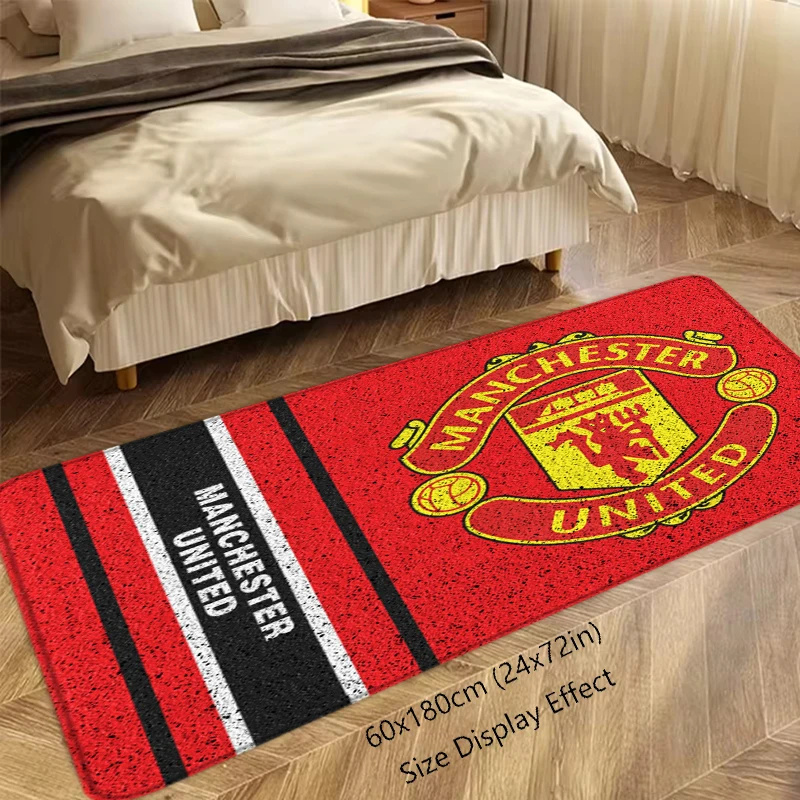 Bedside Foot Rug Welcome Floor Mat for Entryway Man-chesters United ...