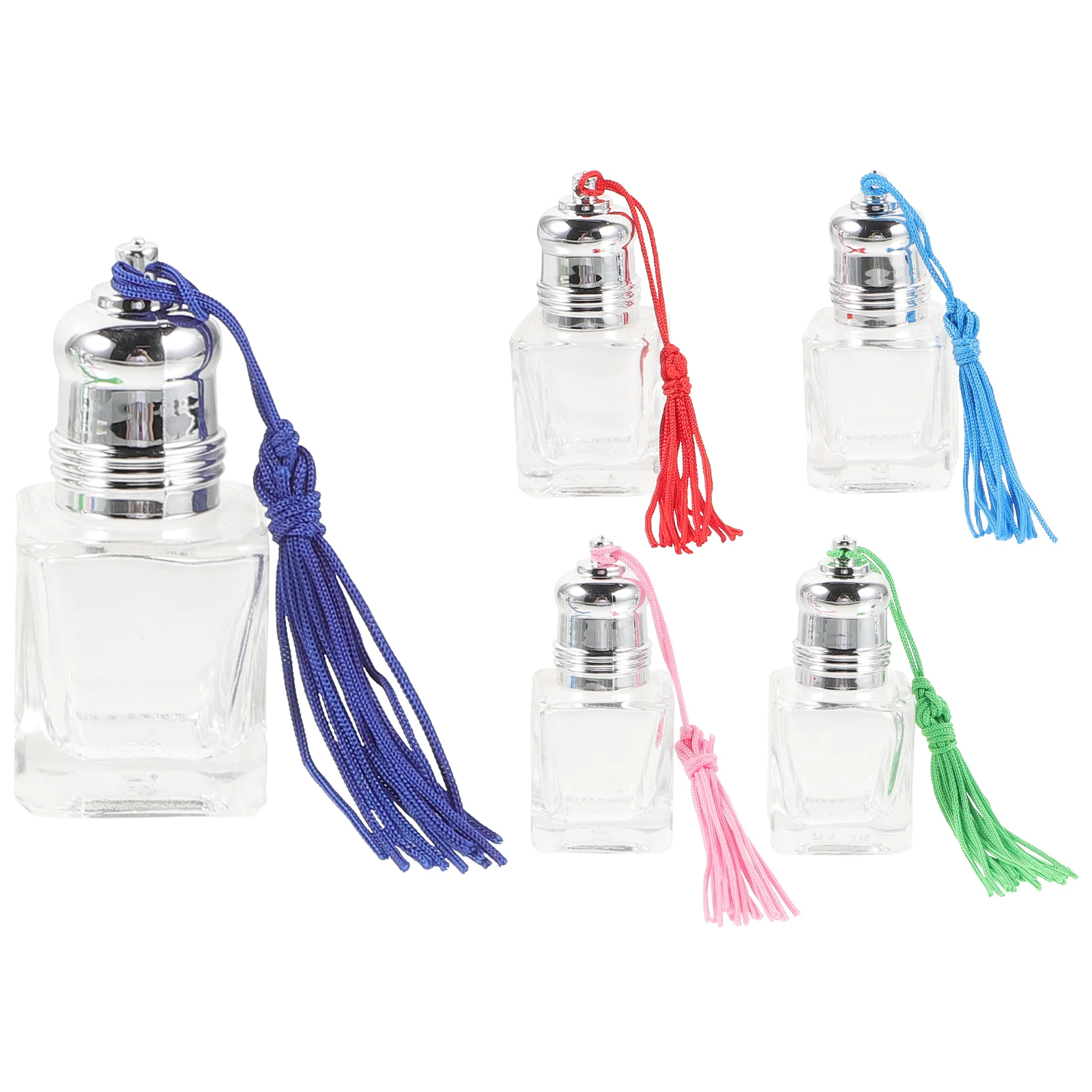 

Empty Refillable Perfume Bottles Glass Roller Bottles Travel Essential Oils Bottles With Tassels