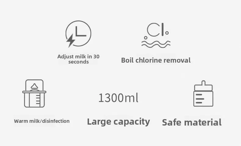 Description Picture 3 of item1.3L Infant Thermostatic Milk Regulator Home Electric Kettle 24h Thermos Kettle Multi-function Temperature Control Health Kettle