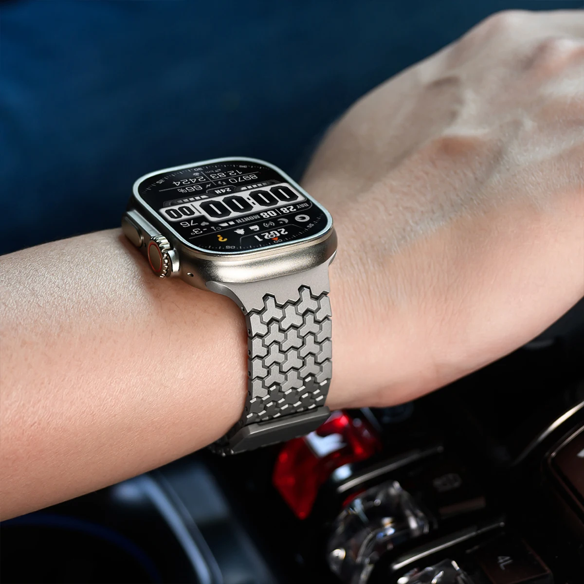 Elegant Stainless Steel Magnetic Watch Band