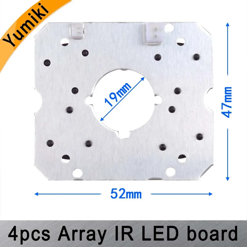 Infrared led board 4*array 4x IR LED for CCTV cameras night vision 52mm diameter