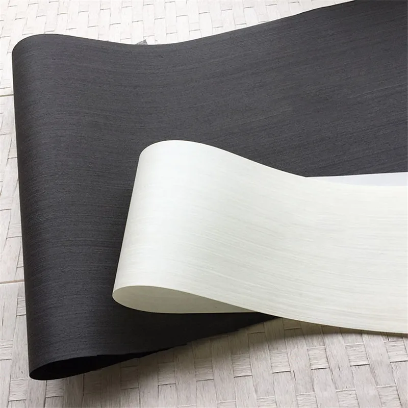 

Technical Wood Veneer Engineering Veneer E.V. Black White 50x250cm Tissue Backing 0.2mm thick Q/C