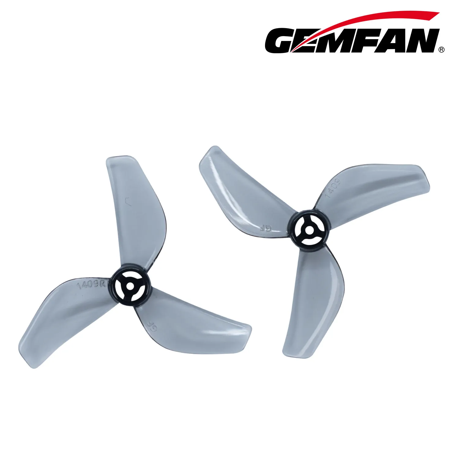 Hélices Gemfan 1409-3 35mm PC pour micro drone course - Lot de 4 paires