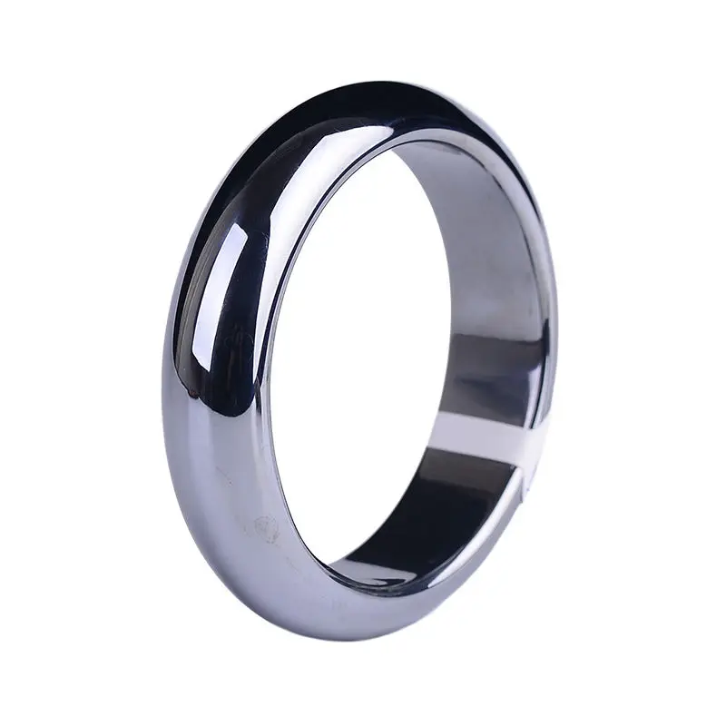 New Natural Terahertz Energy Stone Bracelet Polysilicon Ore Fashion Versatile Bracelet Jewelry