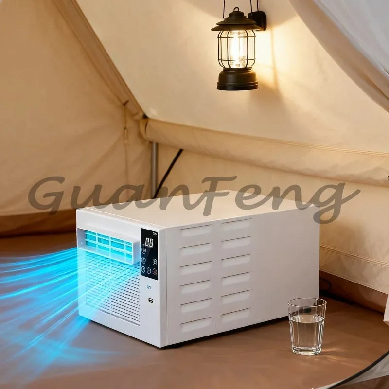Climatiseur portable mini pour fenêtre avec télécommande 1