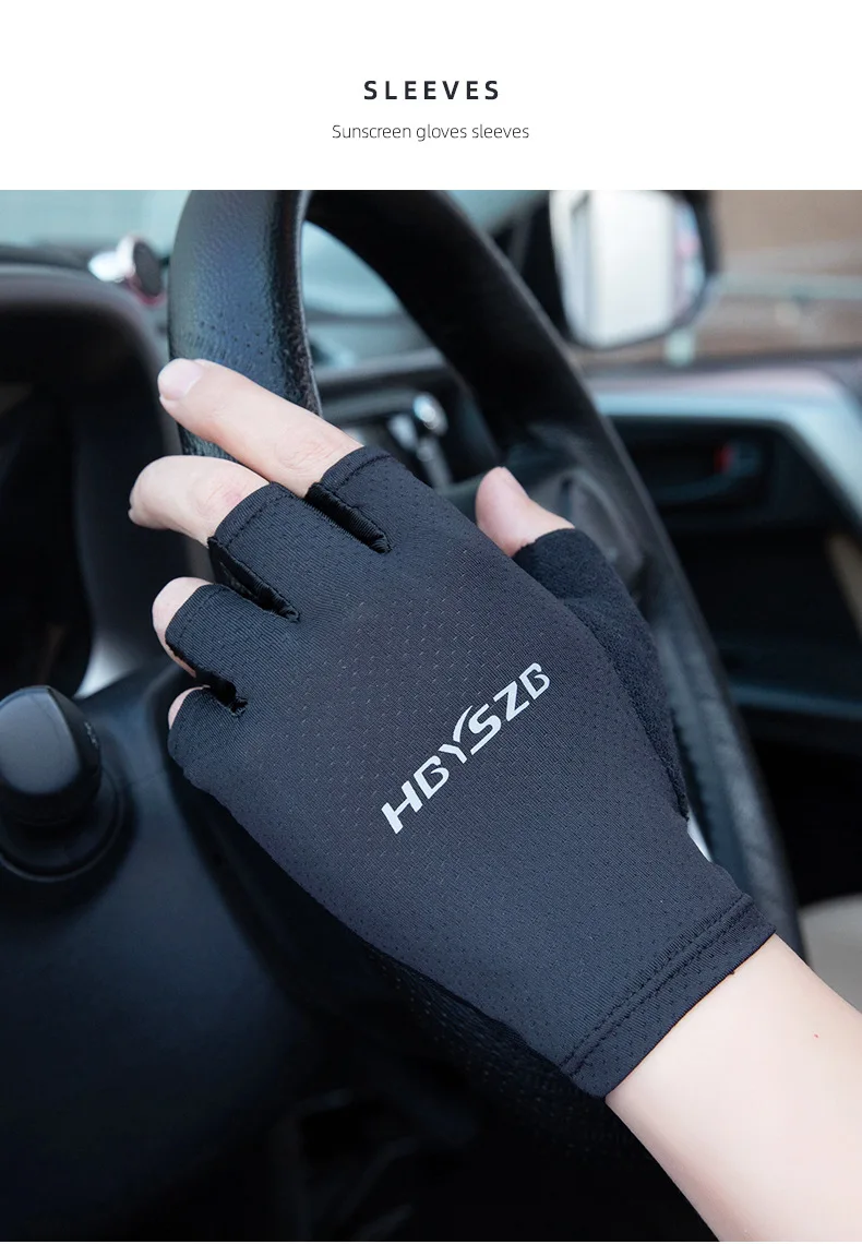 Description Picture 6 of itemSummer Fishing Gloves for Men Women Carp Fishing Anti-slip Fingerless Cycling Gloves MTB Road Bike Bicycle Gloves Fish Equipment