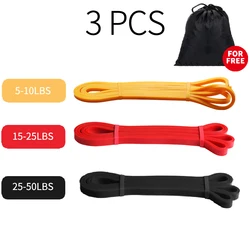 Premium Resistance Bands | Elastic Workout Loops for Strength Training | Fitness Equipment Expander for Home Gym (WHITE)