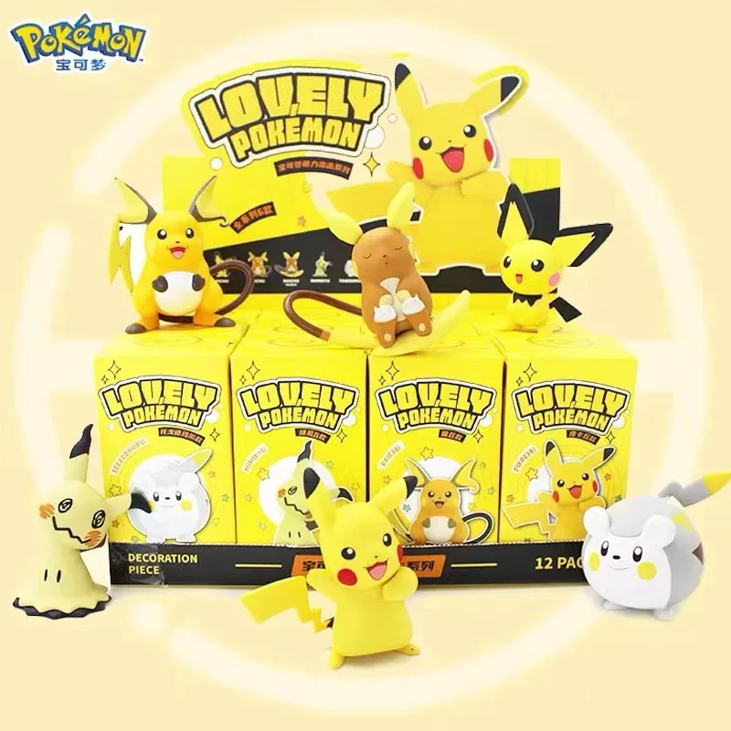 

6 Style Of Pokemon Figures Anime Characters Pikachu Togo Demar Kawaii Dolls Collectibles Toys Educational Children's Day Gifts