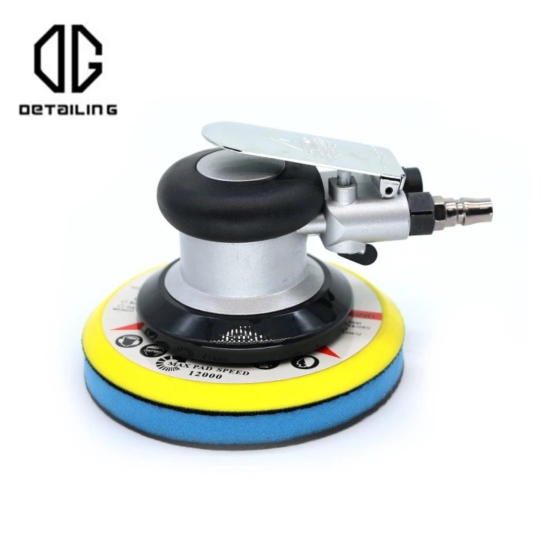 DETAILING Pneumatic Orbital Sander Air Grinde 6 inch Air Sander Set Polishing/Grinding Machine Pneumatic Tools
