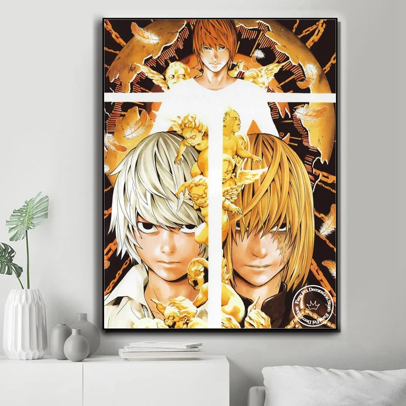 Death Note Anime Diamond Art Painting Kits Cartoon Yagami Light Cross  Stitch Embroidery Picture Mosaic Full Drill Bedroom Decor - AliExpress