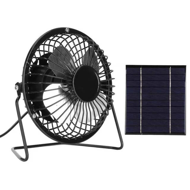 VENTILADOR SOLAR 100% - KIT DE VENTILADOR CON PANEL SOLAR – Fuerza