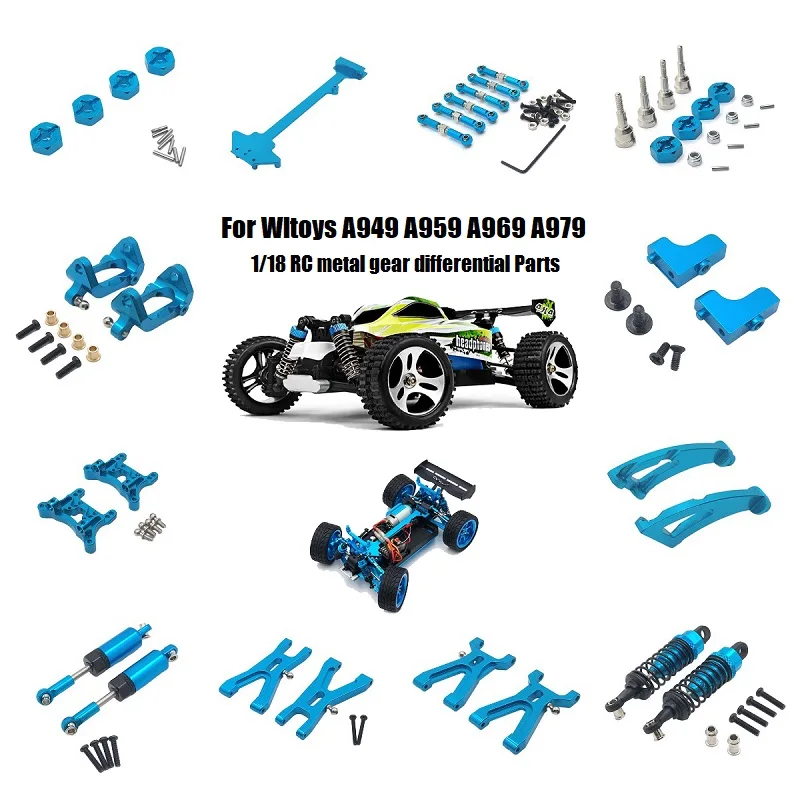 Автомобильные запчасти RCGOFOLLOW WLtoys A949 A959 A969 A979, детали для радиоуправляемых моделей, детали для модификации дифференциала