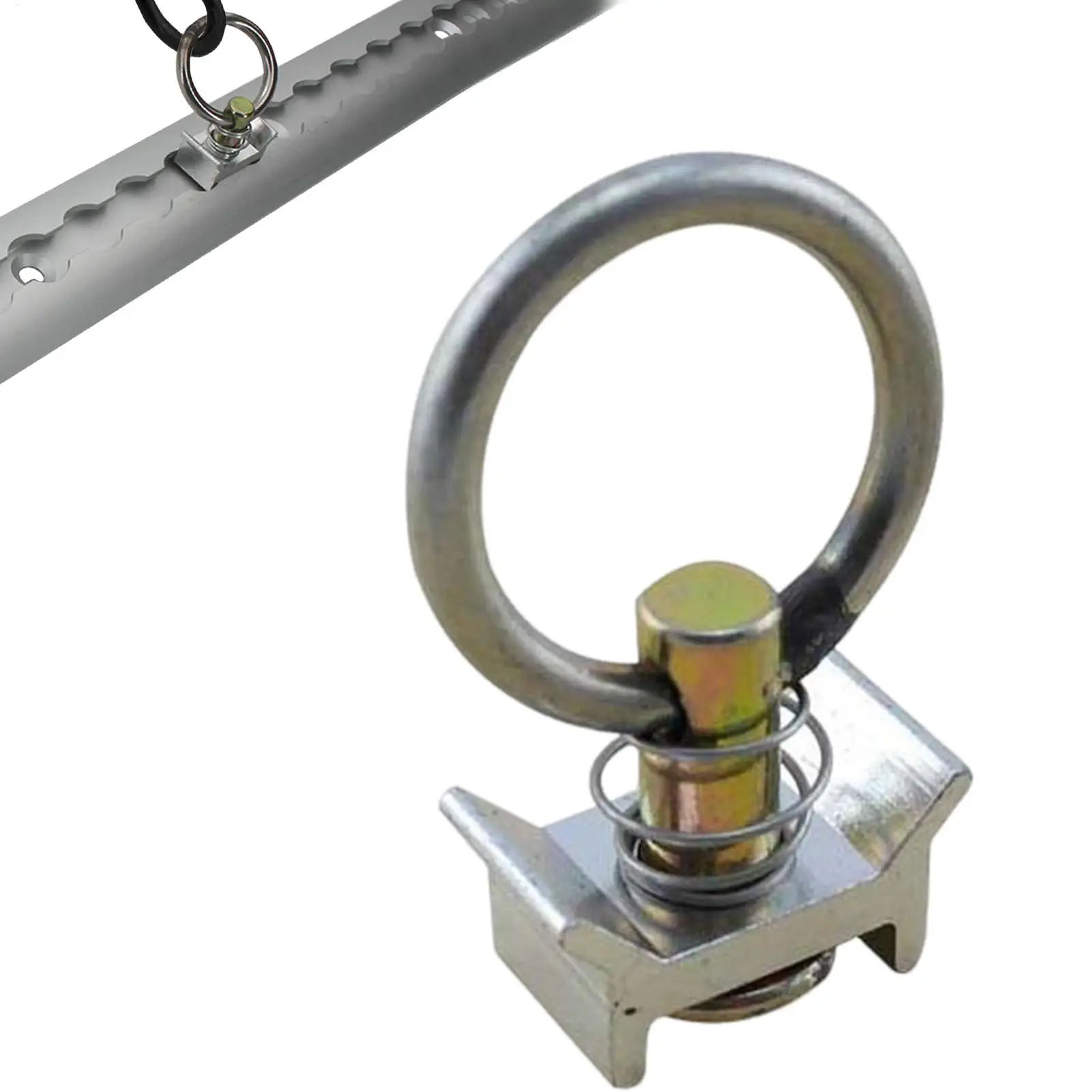 Aluminum Tie-Down Track Rail for Secure Cargo Transport in Enclosed Trailers