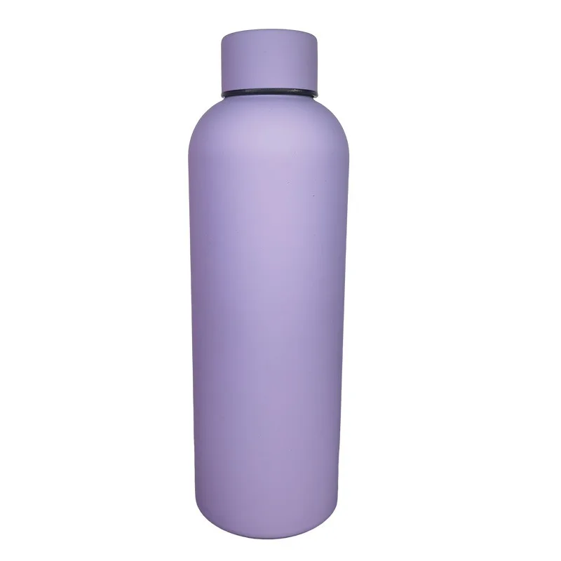

New Small Mouth Sports Bottle 304 Stainless Steel Insulation Cup Outdoor Sports Rubber Paint Insulation Cup