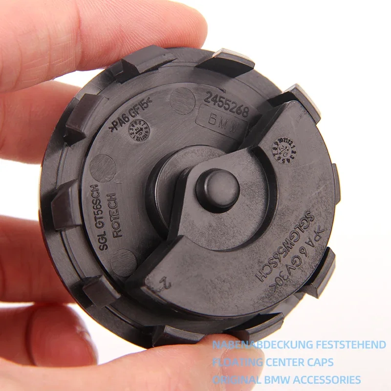 56mm 68mm Car 50th Anniversary Floating Wheel Center Caps For BMW G11 G12 G30 G31 G32 G08 G05 F46 F49 F39 F90 Auto Accessories wheel center caps