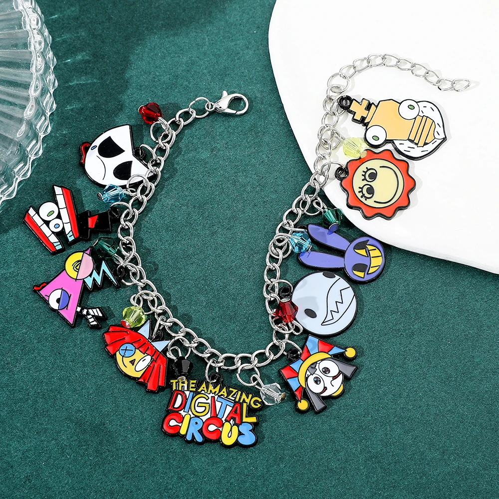 Bracelets Claque Digital Circus - Lot De 24 - Pour Enfants - Accessoire De Fête, Cadeau D'Anniversaire