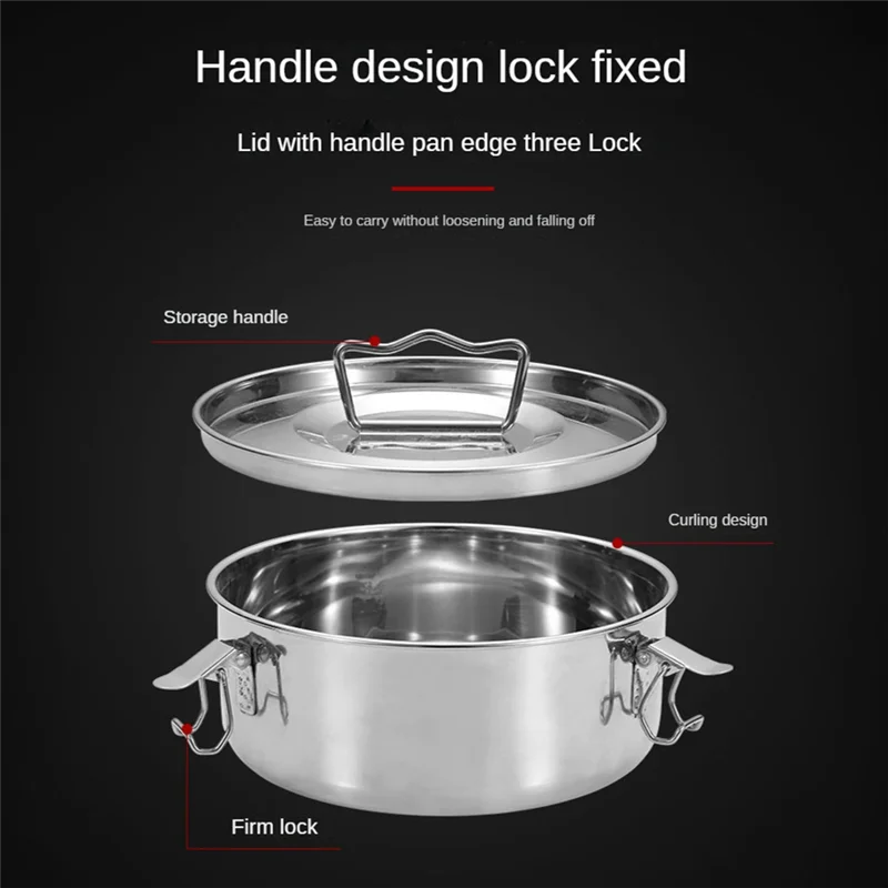 Flan Pan Mold Stainless Steel Flan Mold with Lid-Maker for 6 Quart Pot flan pan mold