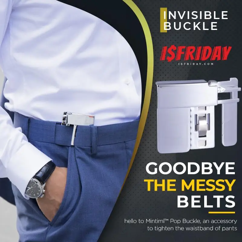 Invisible Belt Buckle Adjustable Elastic Belt Belt Without Buckle