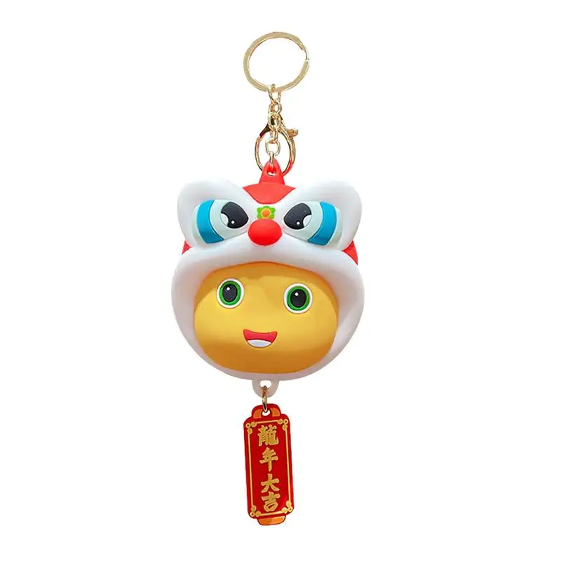 

Чехол для наушников с изображением дракона, 2024, сумка для китайского Нового года, очаровательный портативный чехол для хранения, маленький кошелек