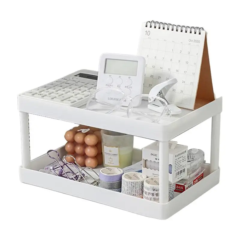 

Desktop Storage Rack Organizer With Assembling Space Saving Computer Desktop Display Stand Home Organizer For Offices Bedroom